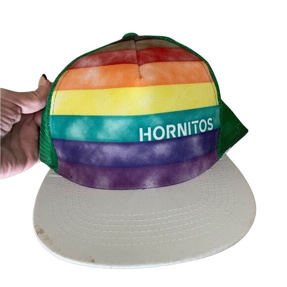 Hornitos Green Rainbow Trucker Hat - Standard Fit - Picture 1 of 8